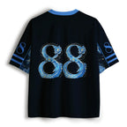 Vintage Ukiyo-e Mesh Jersey for Streetwear