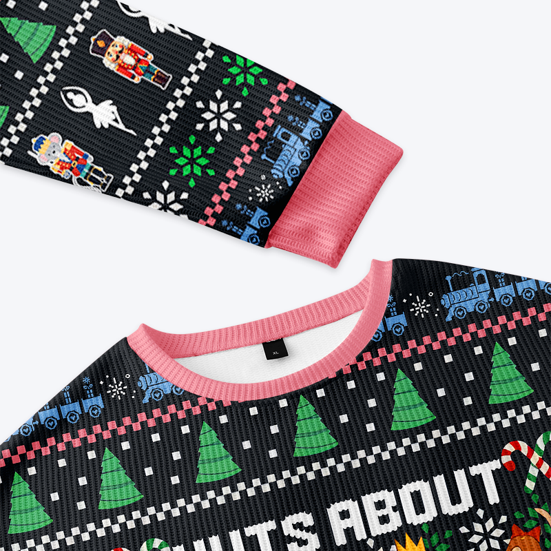 Kyoto-Lion Nutcracker Wonderland Christmas Ugly Sweatshirt