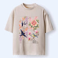 Kyoto-Lion Spring Swallow Dance Washed T-Shirt