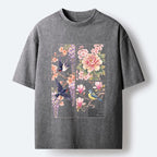 Kyoto-Lion Spring Swallow Dance Washed T-Shirt