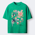 Kyoto-Lion Spring Swallow Dance Washed T-Shirt