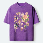 Kyoto-Lion Spring Swallow Dance Washed T-Shirt