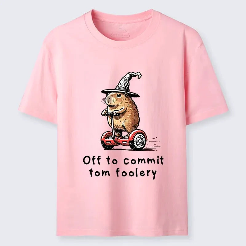 Kyoto-Lion Cute Magic Capybara Foolish Fun Art Classic T-Shirt