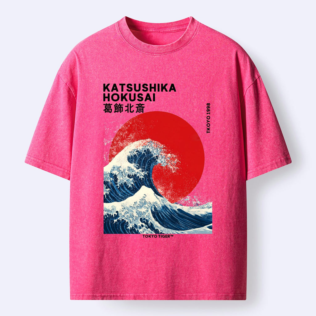 Vintage Ukiyo-e T-Shirt for Summer