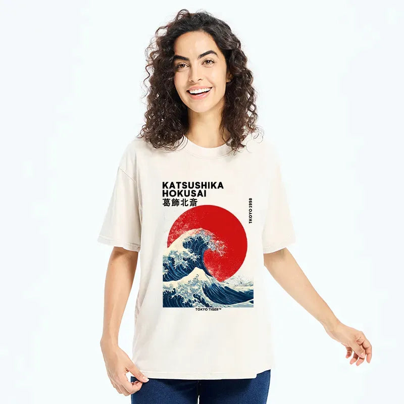The Great Wave Tee for Casual Wear