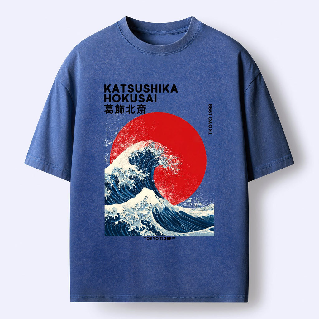 Vintage Ukiyo-e T-Shirt for Summer