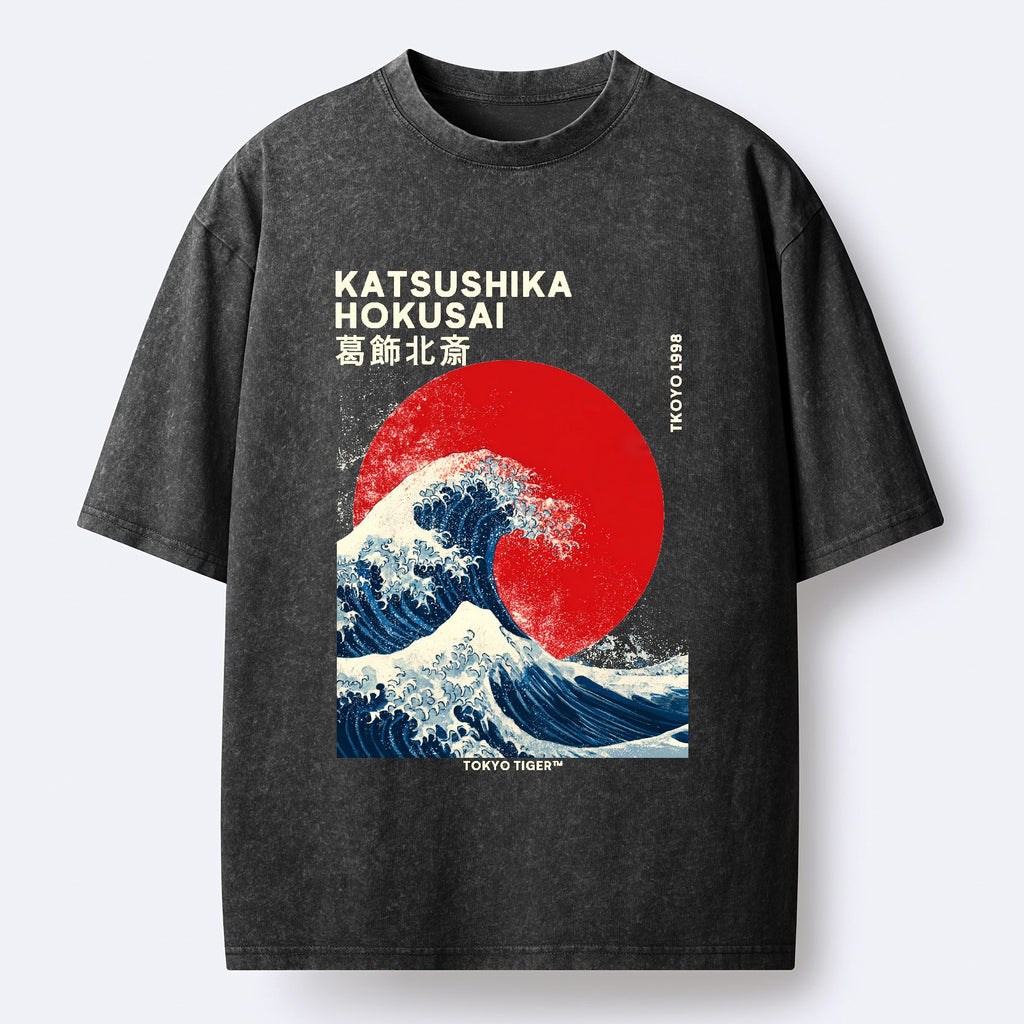 Vintage Ukiyo-e T-Shirt for Summer