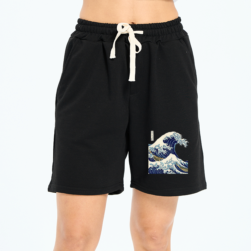 Kyoto-Lion The Great Wave Off KanaGawa Unisex Shorts