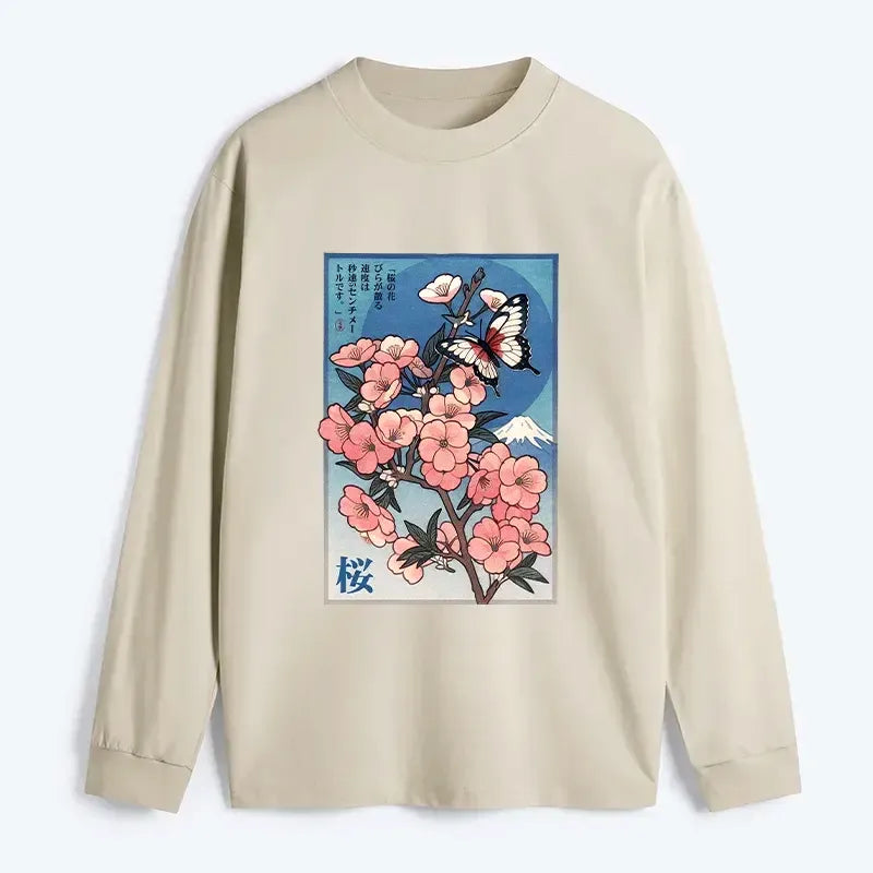 Classic Cherry Blossom Unisex Shirt for Summer