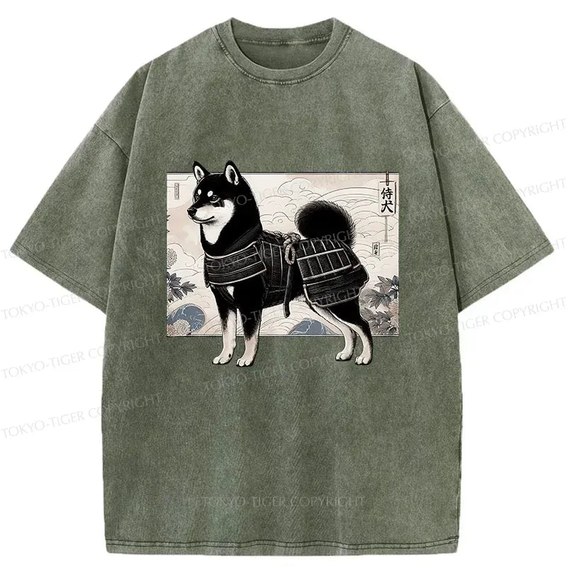 Washed Vintage Shiba Inu Tee