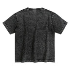 Kyoto-Lion Ink Wash Painting: A Cat Lying Flat Under The Tree Kids Washed T-Shirt