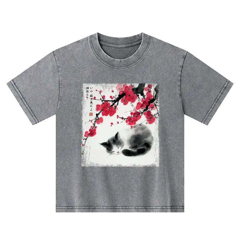 kyoto lion washed tee for children