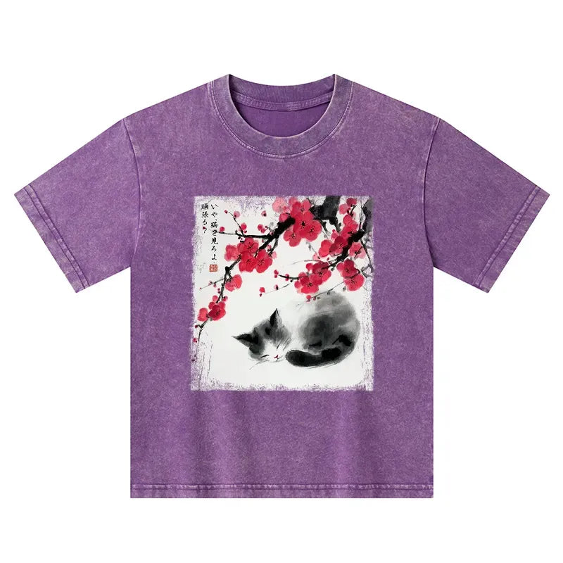 kyoto lion washed tee for children