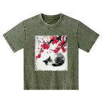 japanese cat t-shirt for kids