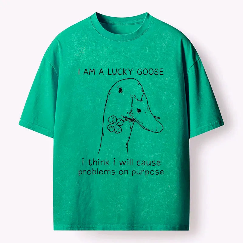 St. Patrick's Day Goose T-Shirt Gift Idea