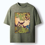 Vintage Floral T-Shirt for Gift