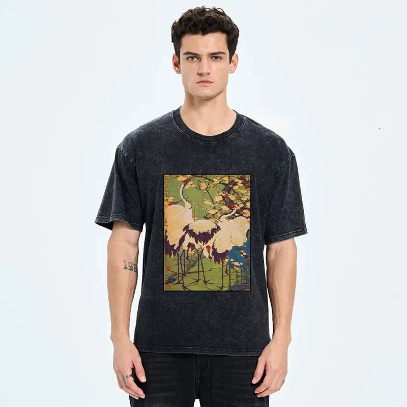 Vintage Floral T-Shirt for Gift
