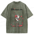 Kyoto Lion Unisex Cotton T-Shirt Gift Idea