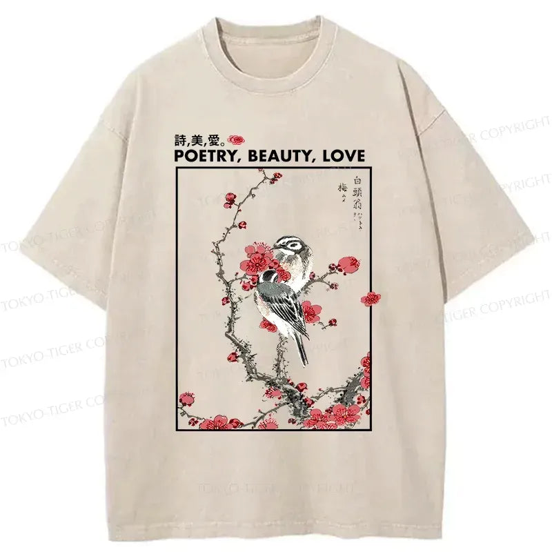 Vintage Japanese Art T-Shirt for Streetwear