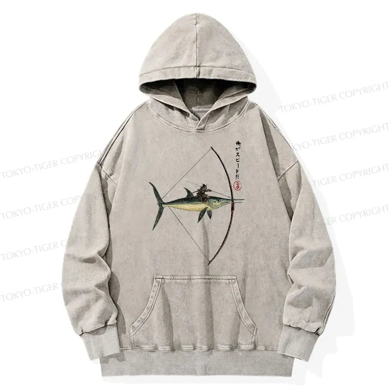 Kyoto-Lion I Am Speed Washed Hoodie