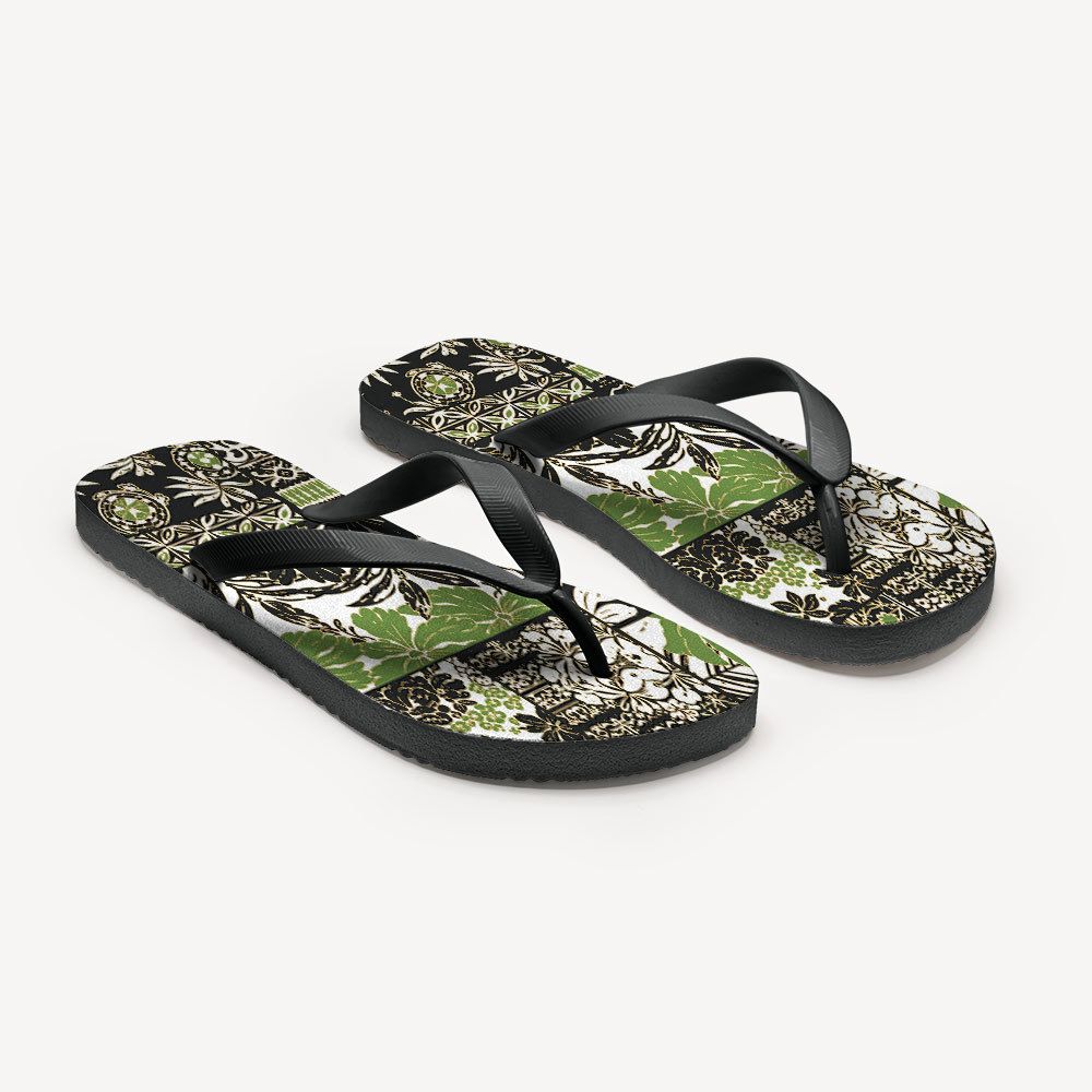 best seller kyoto lion tropical flip flops