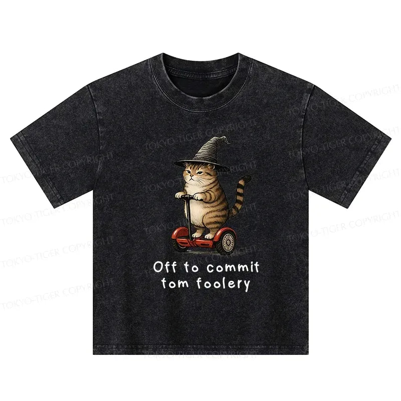 trendy cat segway t-shirt for boys