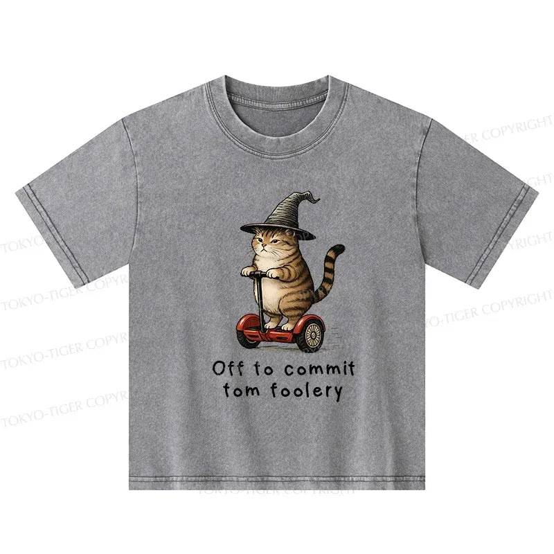 trendy cat segway t-shirt for boys