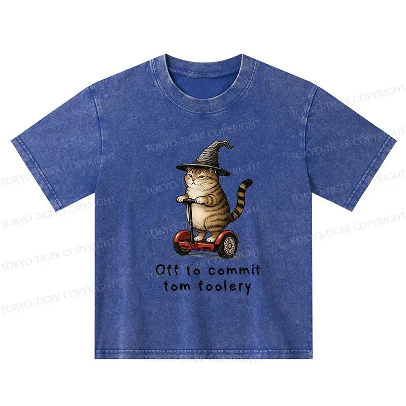 trendy cat segway t-shirt for boys