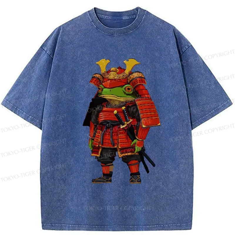 samurai frog t-shirt for casual
