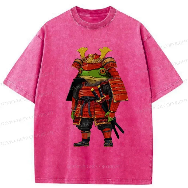 samurai frog t-shirt for casual