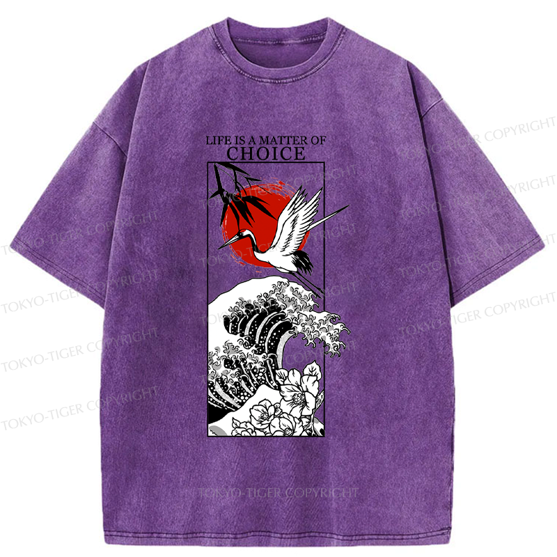 Washed unisex t-shirt for everyday wear
