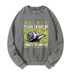 Kyoto lion snail sweatshirt comfortable unisex