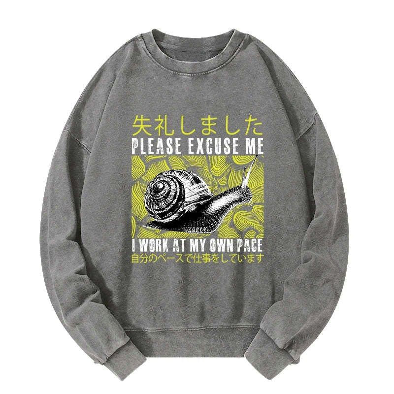 Kyoto lion snail sweatshirt comfortable unisex