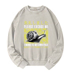 Kyoto lion snail sweatshirt comfortable unisex