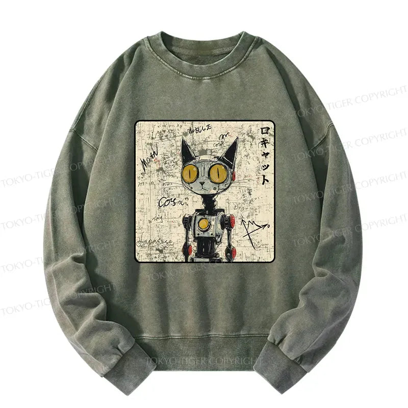 Kyoto Lion Robot Cat Sweatshirt with Free Shipping