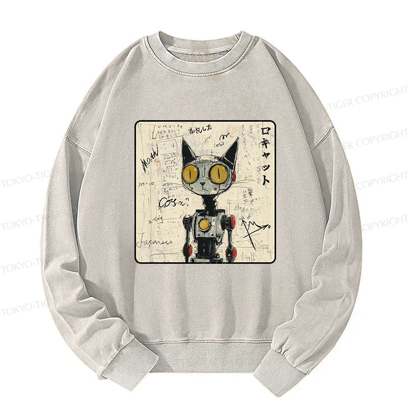 Kyoto Lion Robot Cat Sweatshirt with Free Shipping