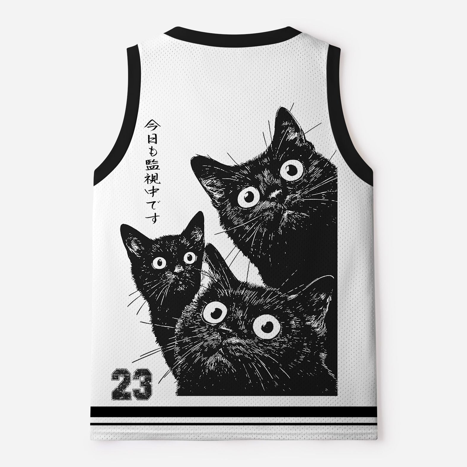 Funny Cat Mesh Tank Top for Summer