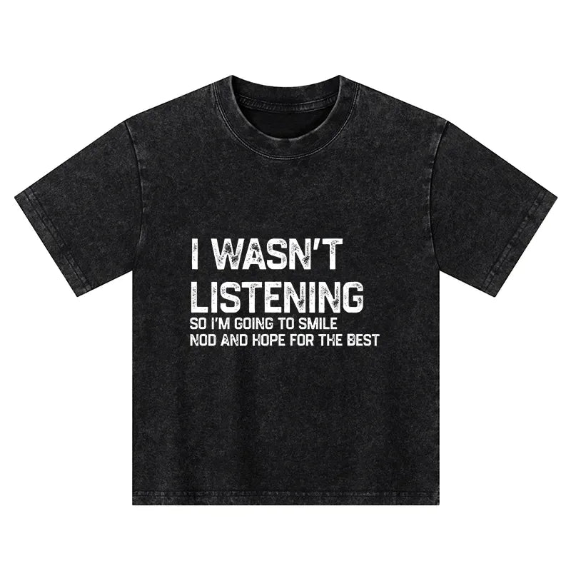 Japanese Kids Washed T-Shirt