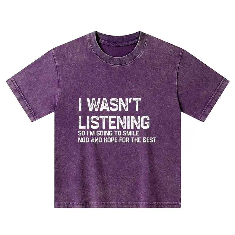 Japanese Kids Washed T-Shirt