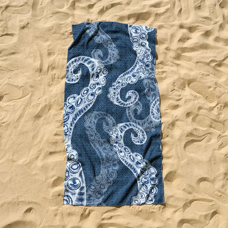 Soft Microfiber Kyoto Beach Towel for Vacation