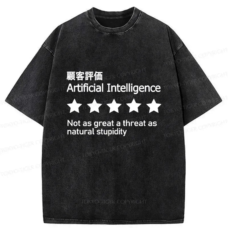 Japanese Washed T-Shirt for Daily Wear