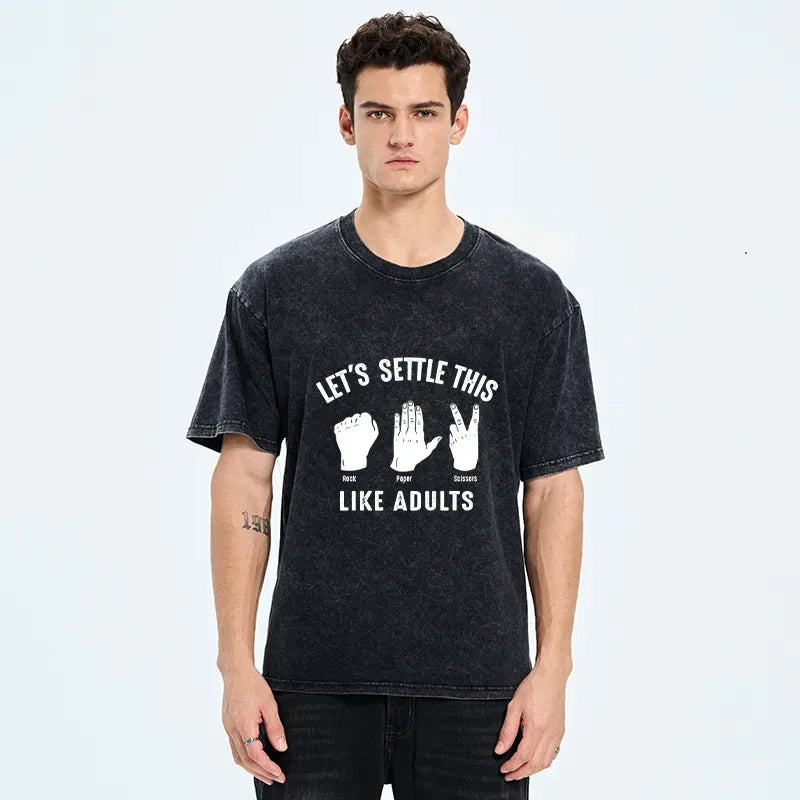 Kyoto lion rock paper scissors t-shirt