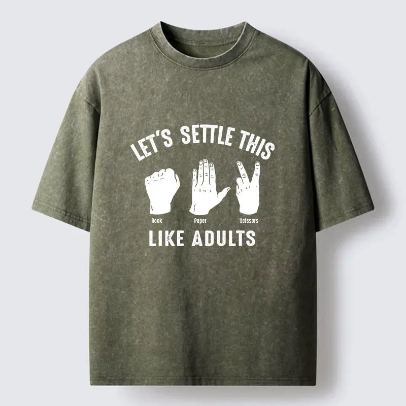 Kyoto lion rock paper scissors t-shirt