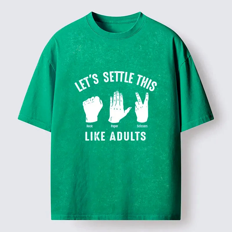 Kyoto lion rock paper scissors t-shirt