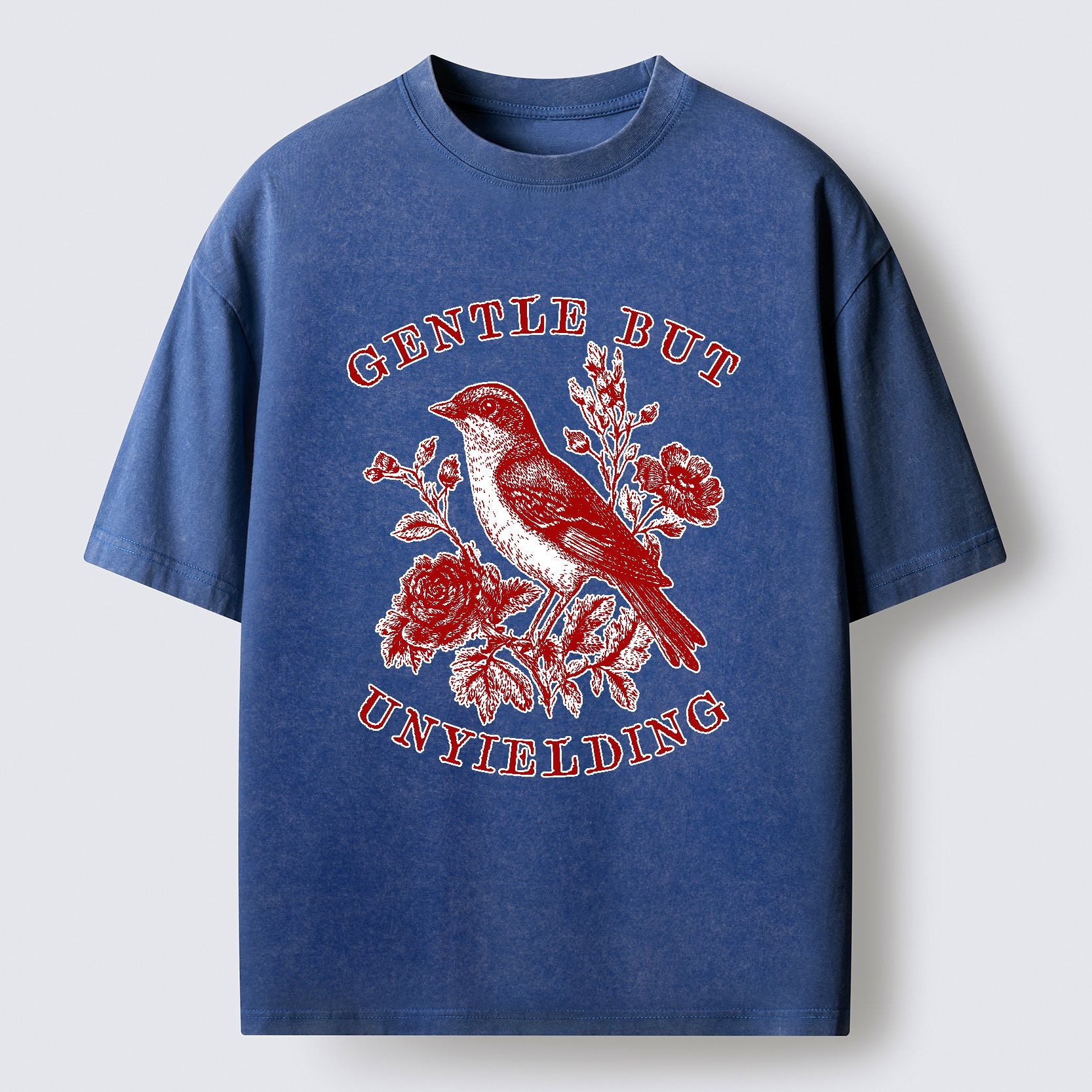 Kyoto-Lion Gentle But Unyielding Washed T-Shirt