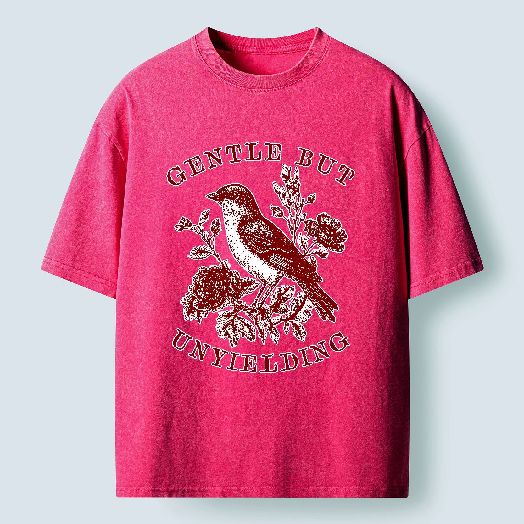 Kyoto-Lion Gentle But Unyielding Washed T-Shirt