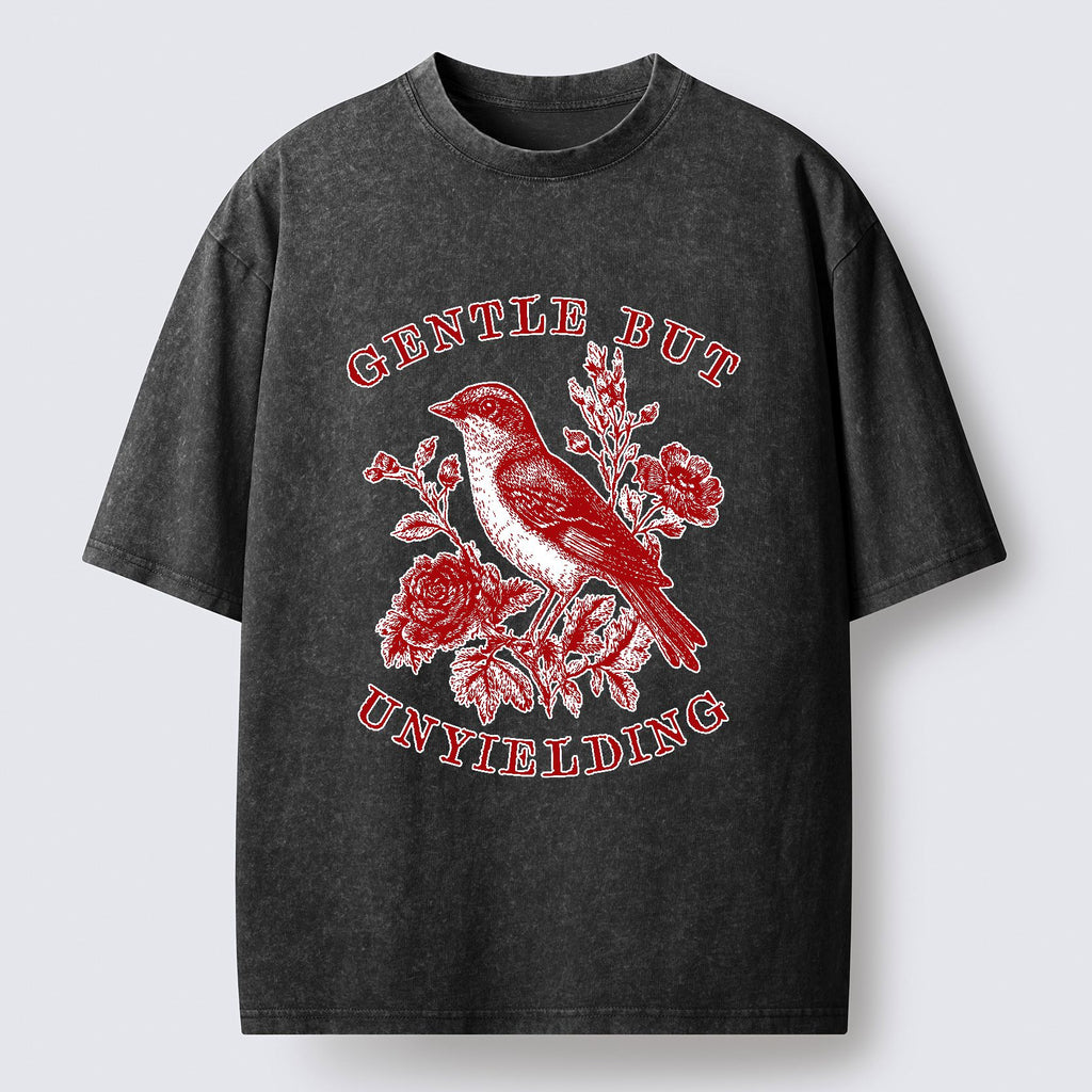 Kyoto-Lion Gentle But Unyielding Washed T-Shirt