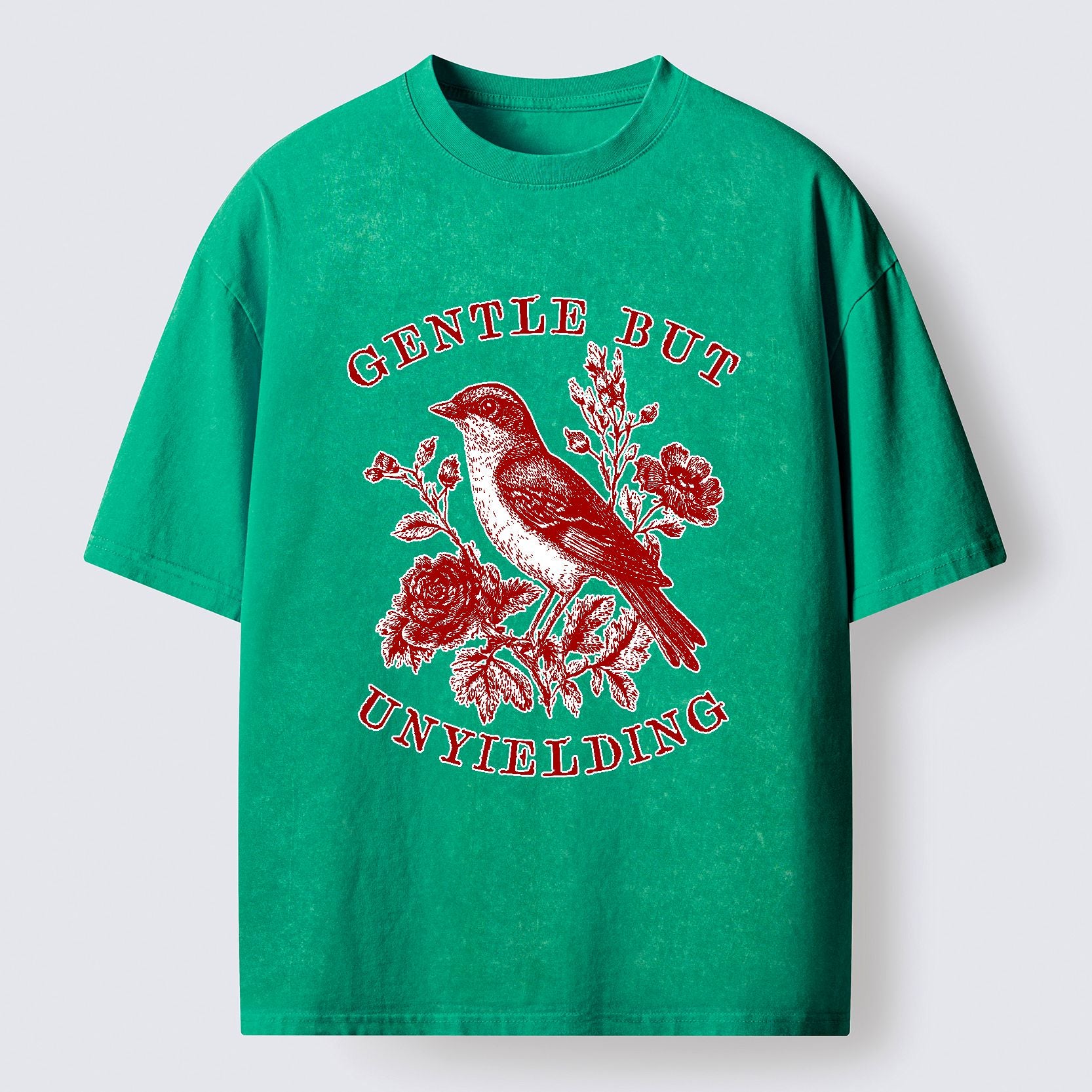 Kyoto-Lion Gentle But Unyielding Washed T-Shirt