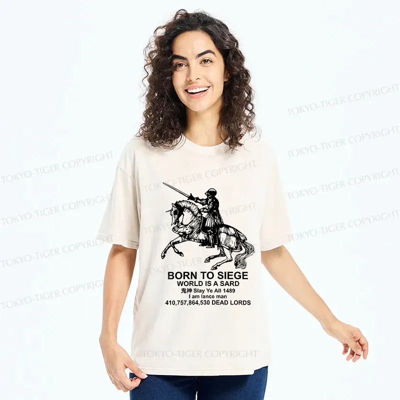 Kyoto Lion Ukiyo-e T-Shirt for Daily Wear