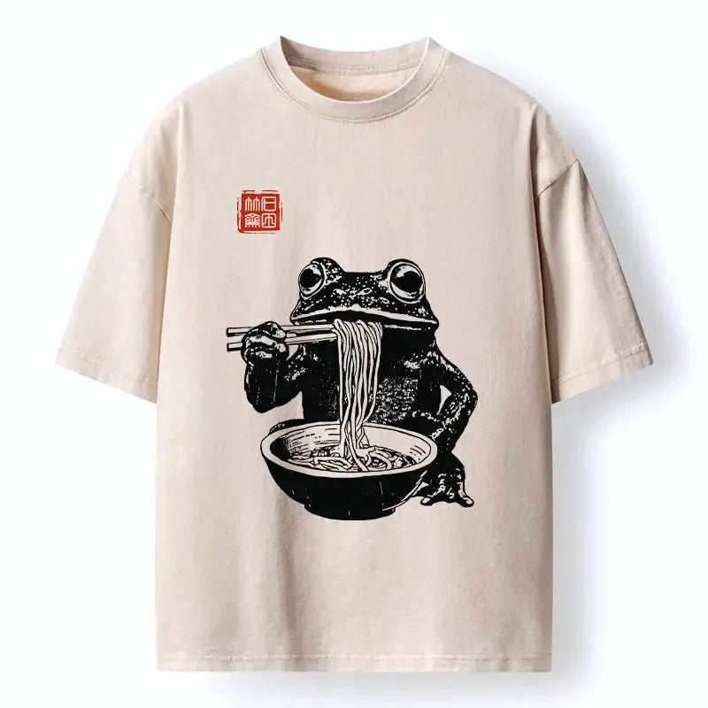 Funny Frog Japan T-Shirt on Sale